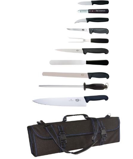 11-Teiliges Messerset mit Tasche