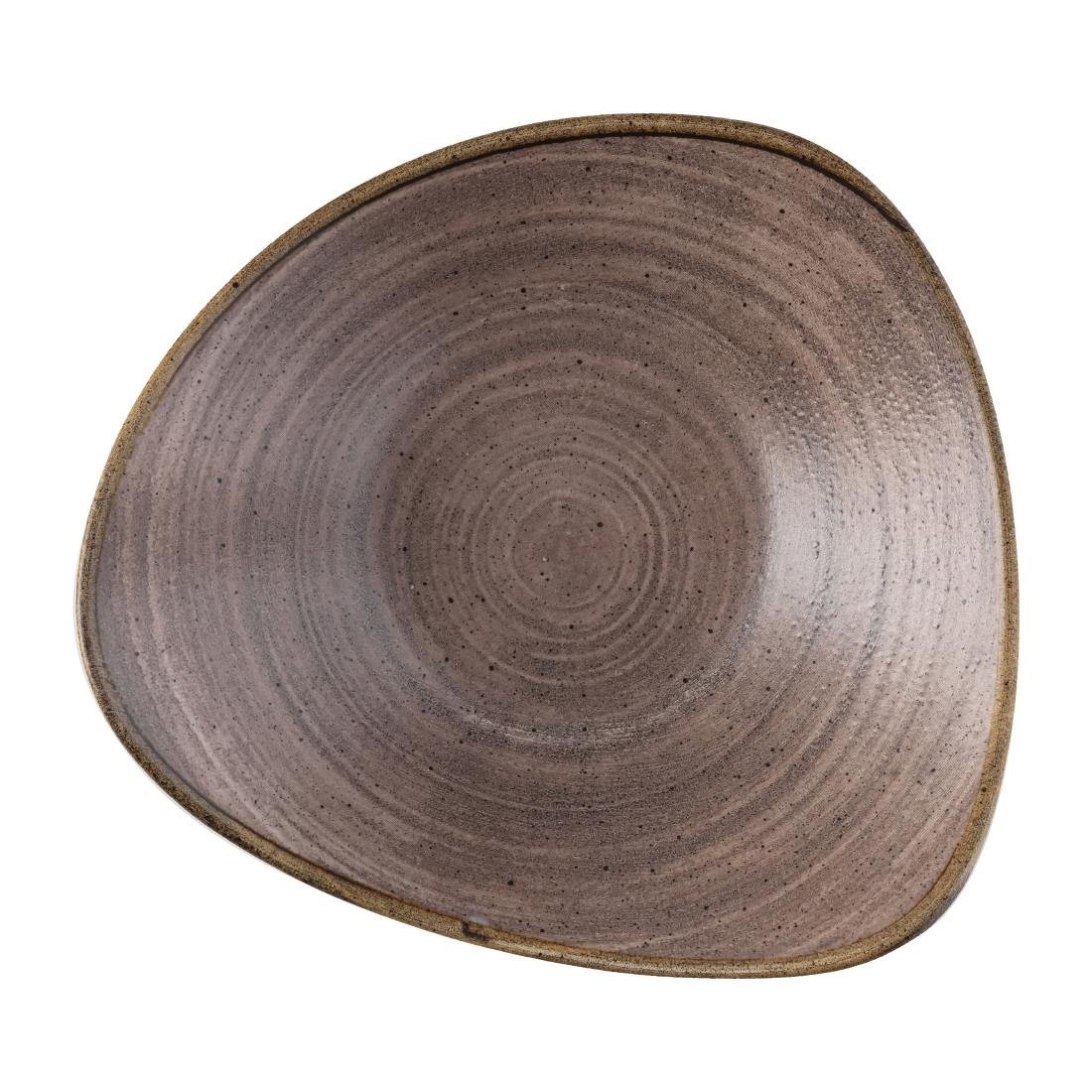 Churchill Stonecast Raw Lotus Schüssel Braun 229mm (12 Stück)