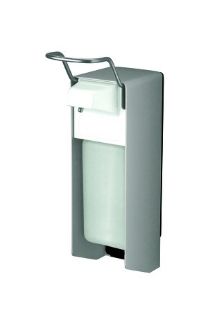 Aluminium Zeep- & desinfectiemiddel Dispenser - 151x80x(h)287mm - 500ml
