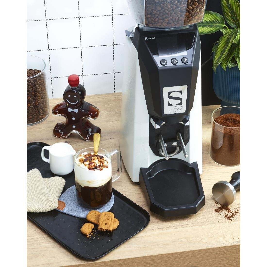 Santos on-demand koffiemolen 59wa wit