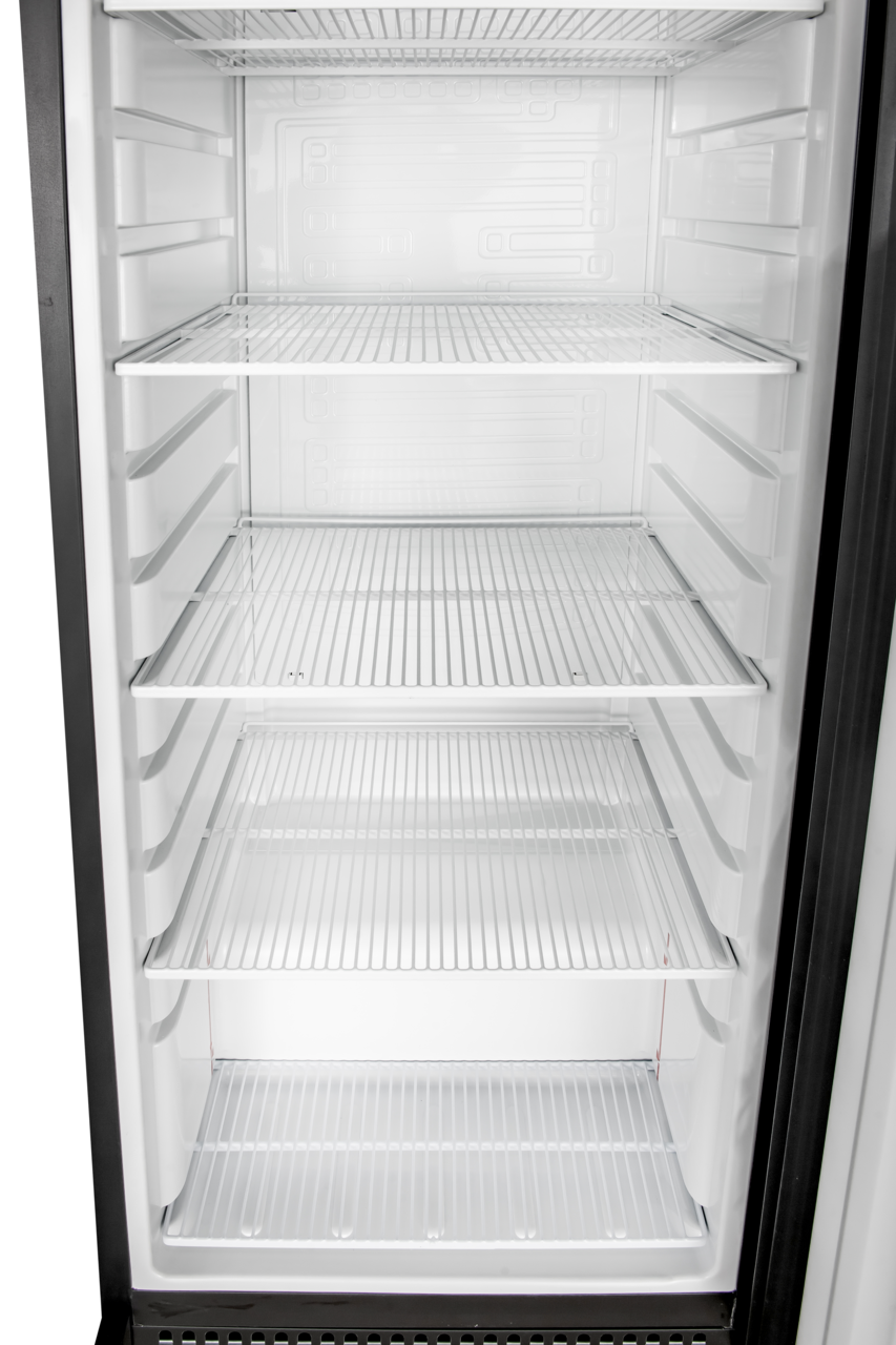 Armoire réfrigérée ECO 400, intérieur en plastique, noir