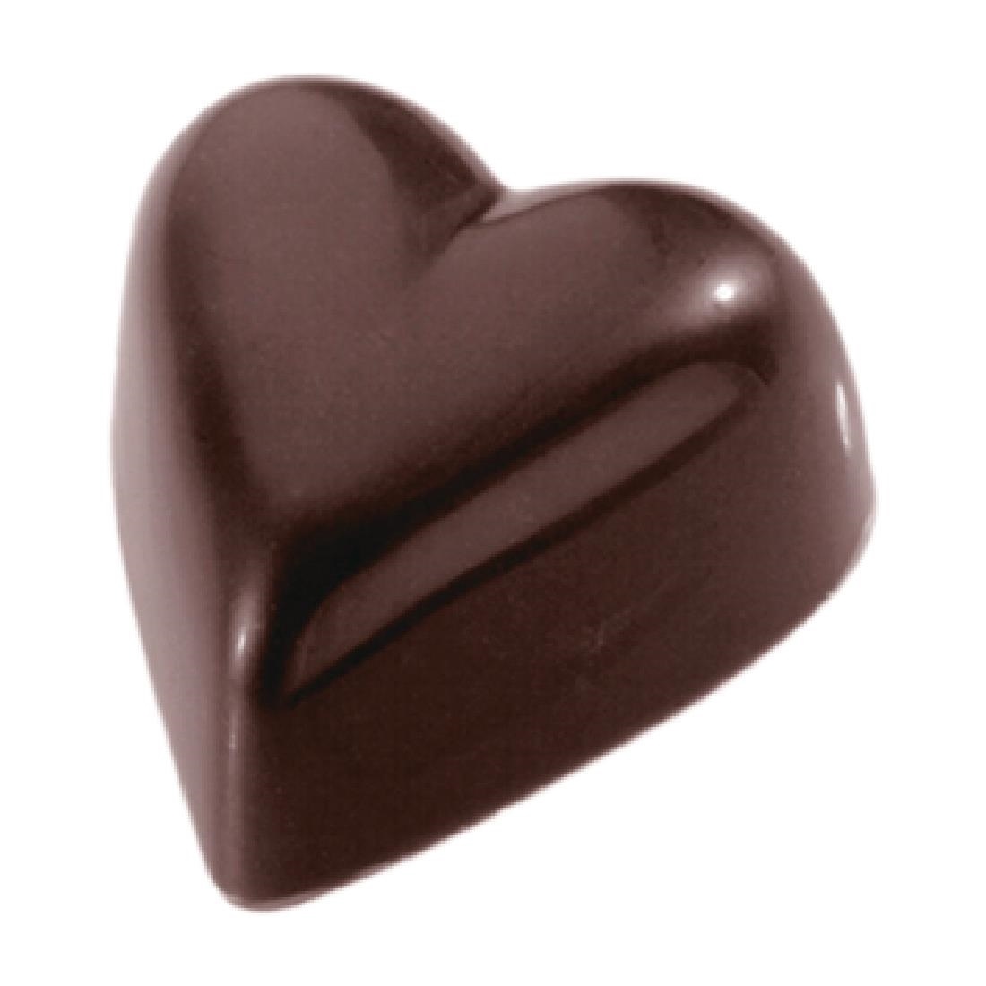 Hartjes Chocoladevorm | 24 Vormpjes | 33x31x(H)15mm