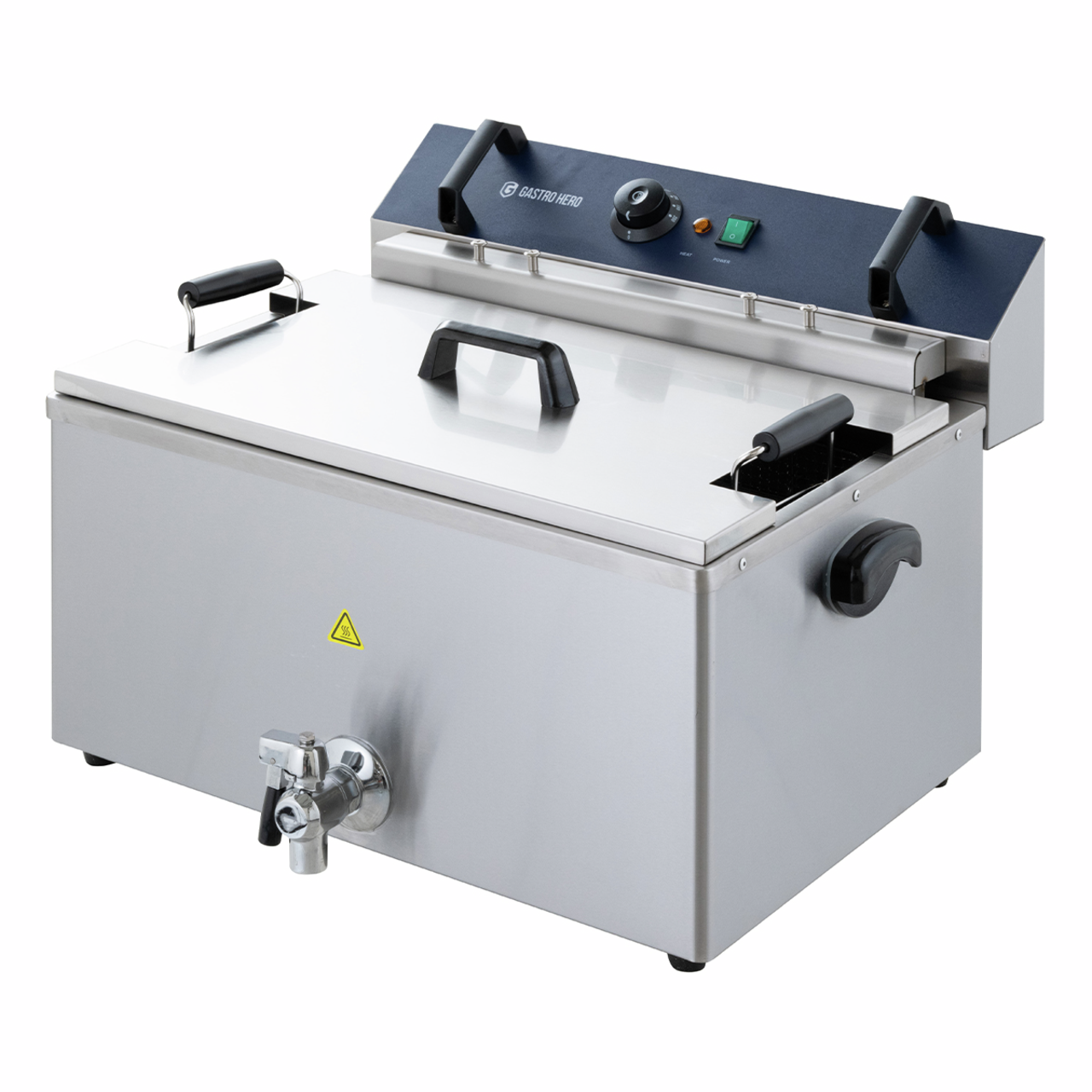 Elektrische bakkerijfriteuse - 20,4 Liter - 5 kW - met aftapkraan