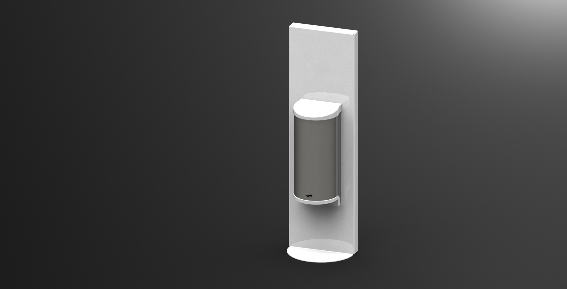 Dispenser Voor Handdesinfectie Wit | No Touch | 800ml | 180x110x600mm