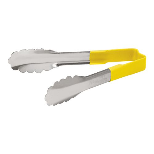 Servierzange - Edelstahl - Gelb - 15cm