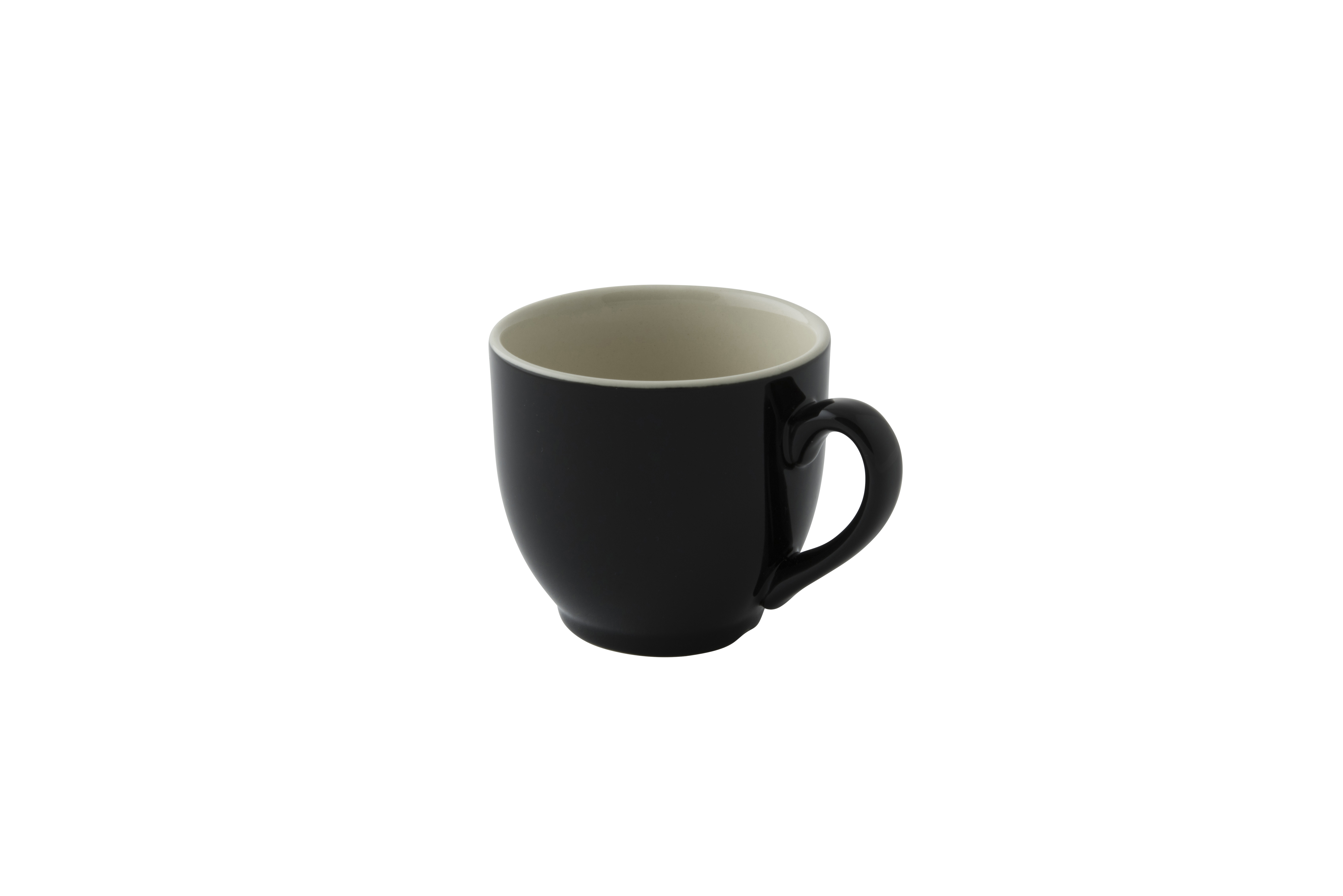 Koffiekop Colors 14 cl Zwart Porselein