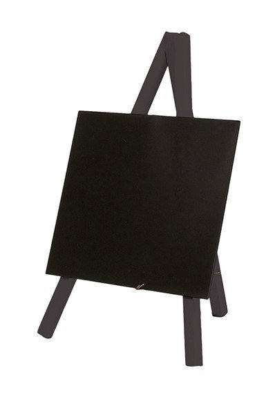 Tafelkrijtbord Mini Zwart | Driepoot | Incl. Krijtstift | 240x150mm