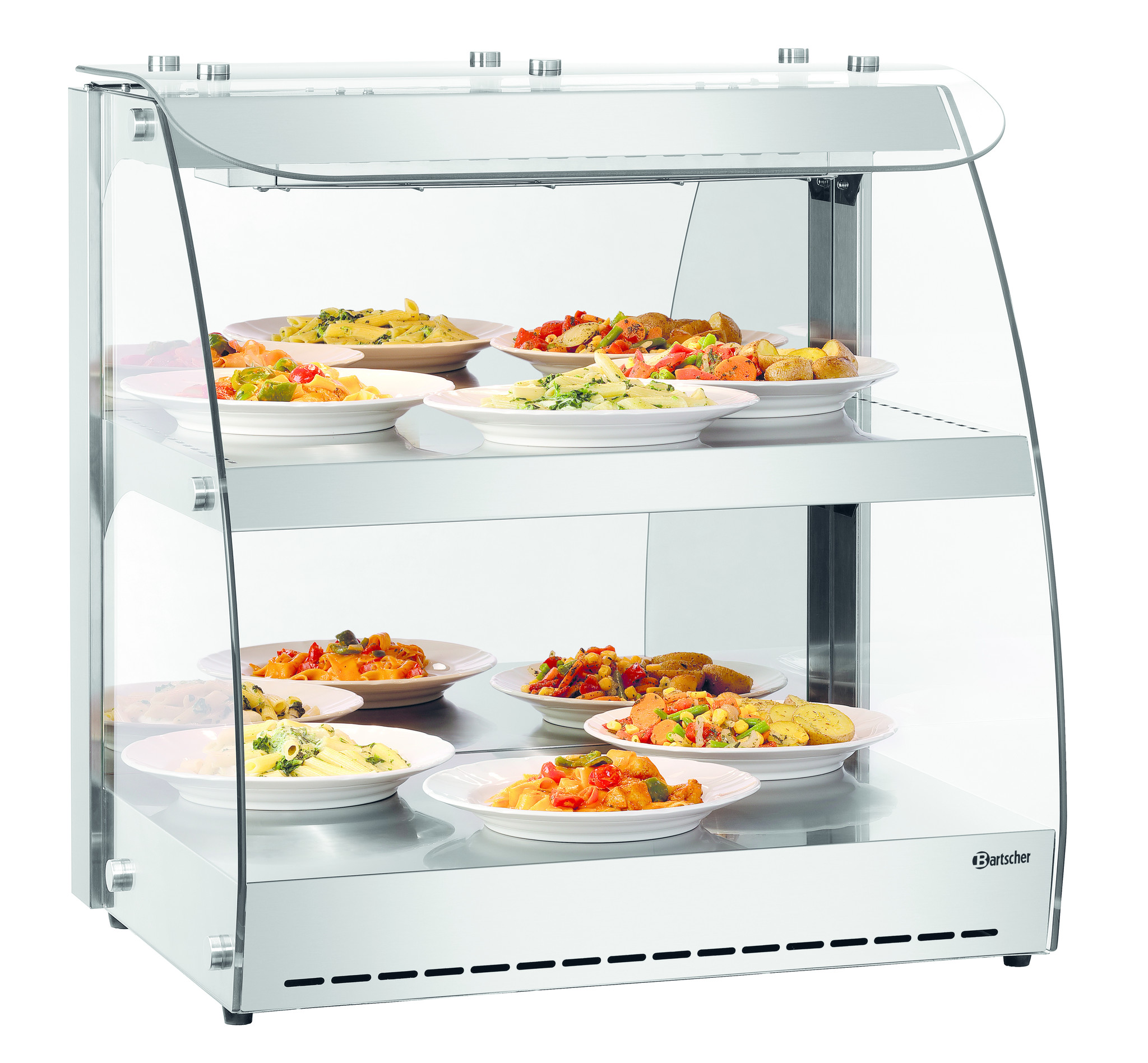 Vitrine Chauffante - 2 niveaux - 104 litres - 630x465x (H) 655mm