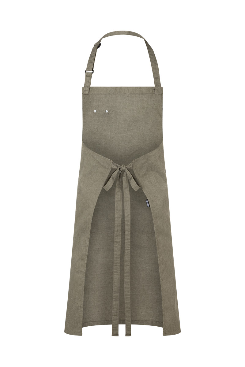 Tablier à bavette Denim-Style ROCK CHEF-Stage2 - Vintage Moss Green