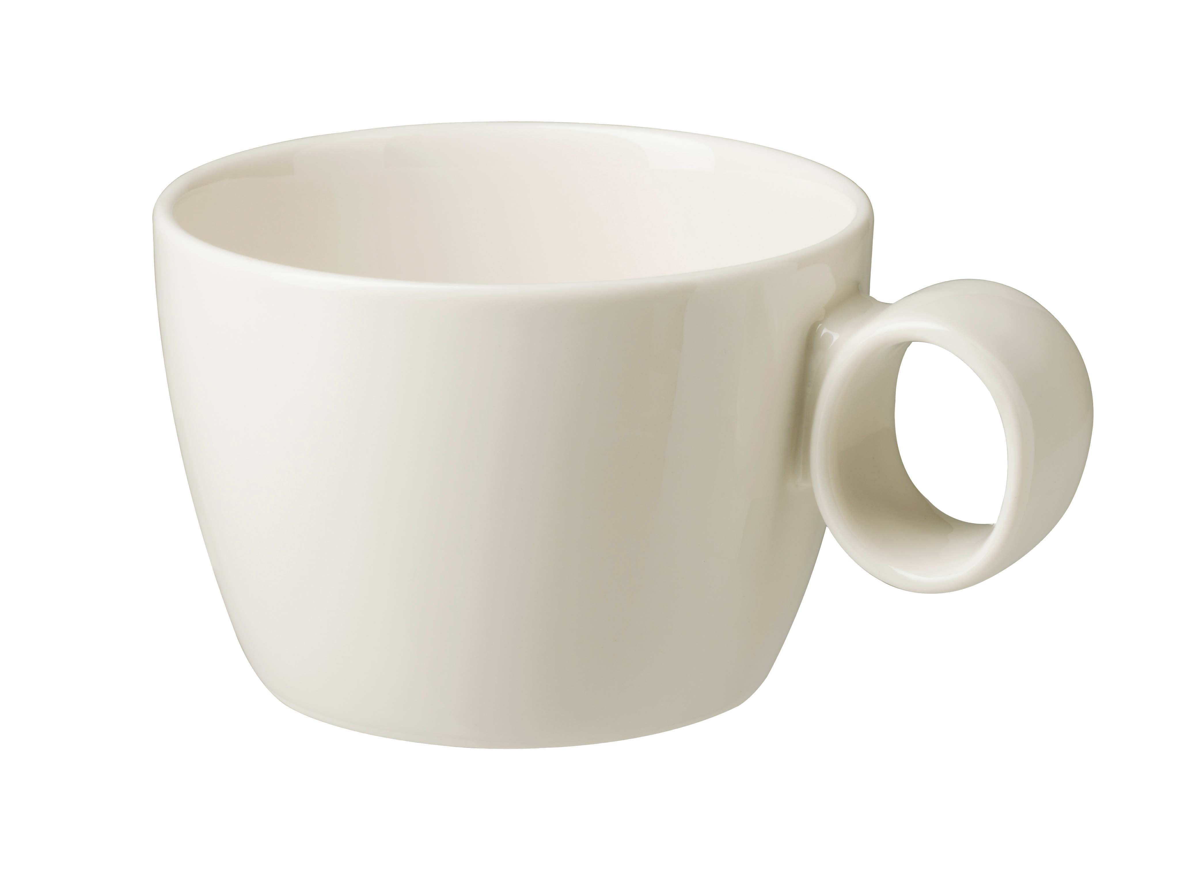 Koffiekop 012 Lux 19 cl Offwhite Porselein