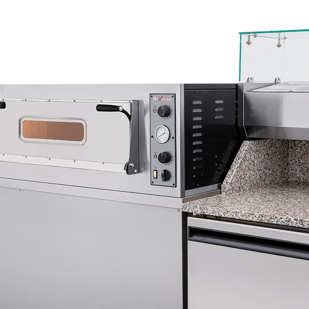 Elektro Ofen 2 Pizzen diam. 350mm, 1 Backkammer