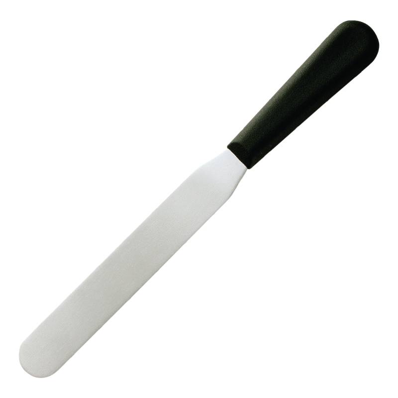 Couteau Spatule Noir - Hygiplas - Lame Droite 205mm