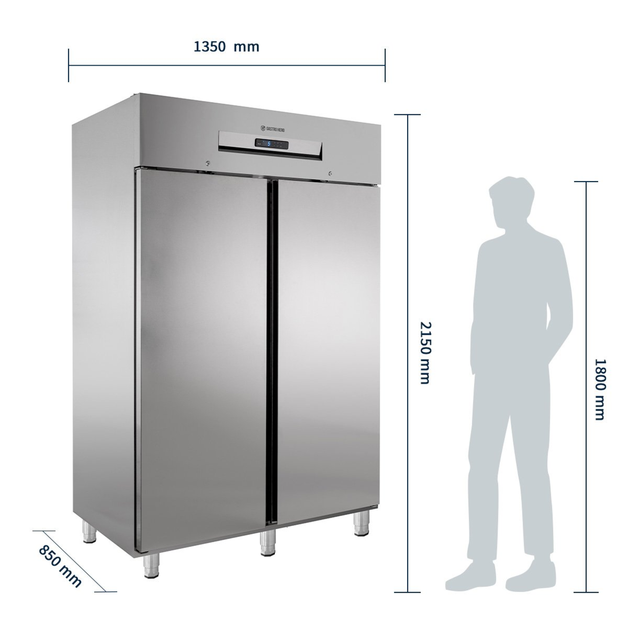 Armoire réfrigérée professionnelle PROFI 1400 GN 2/1 Supérieur