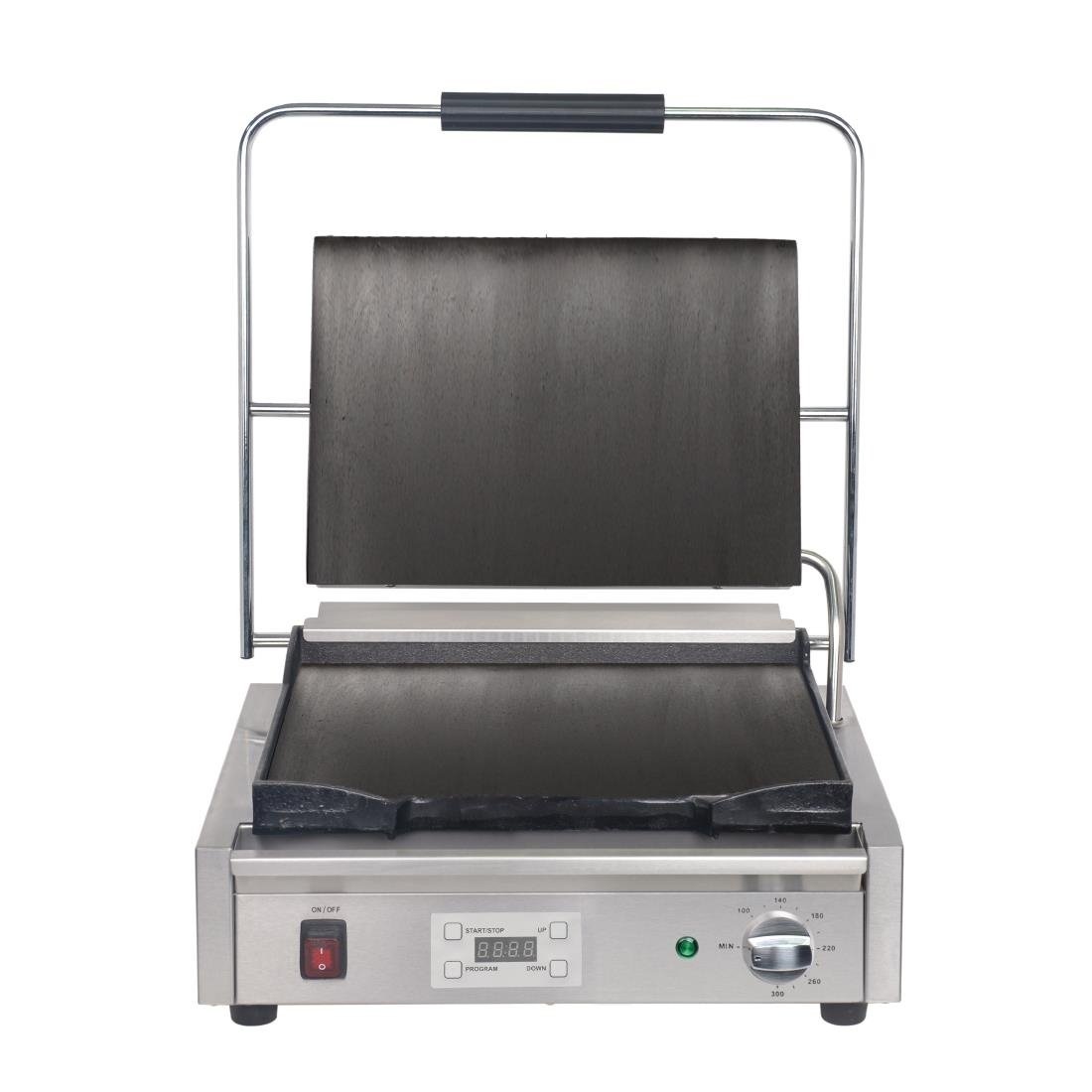Grill de contact grand | lisse/lisse | 2200W | 480x435x(H)215mm