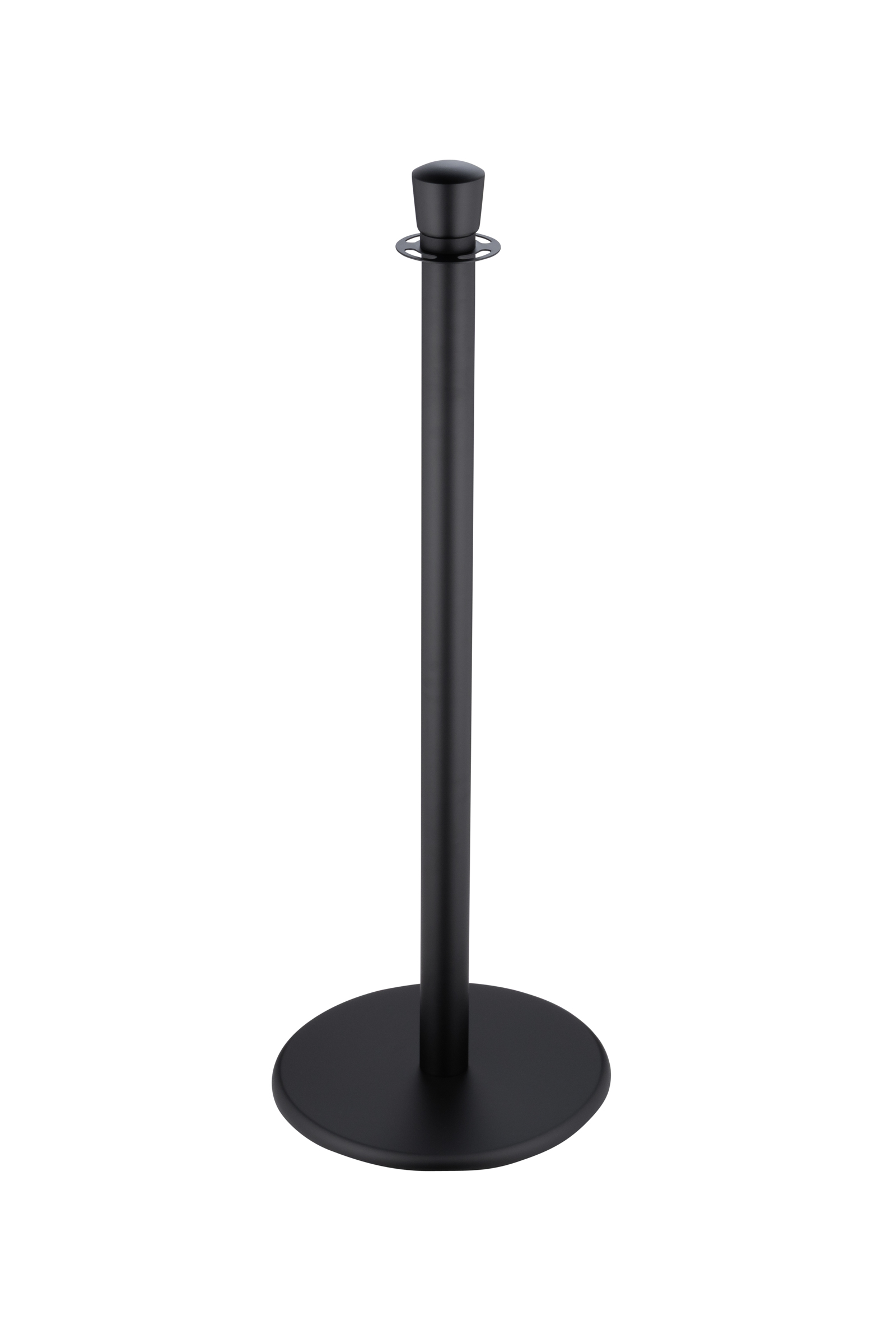 Poteau de guidage ForFlows Gala - noir tête ovale