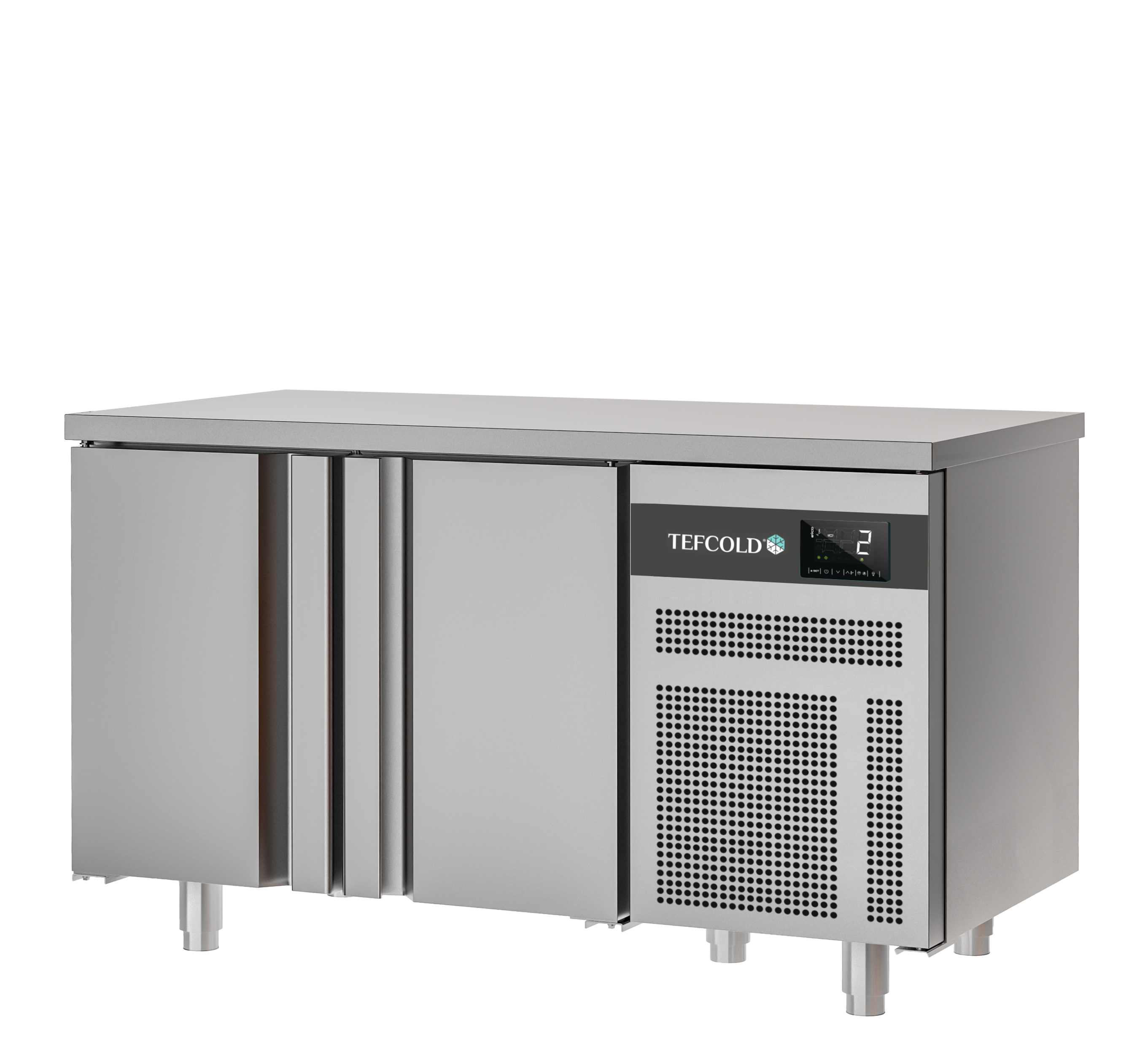 2-türiger GN1/1-Gefrier-Arbeitsplatz - EURO GN2 BT