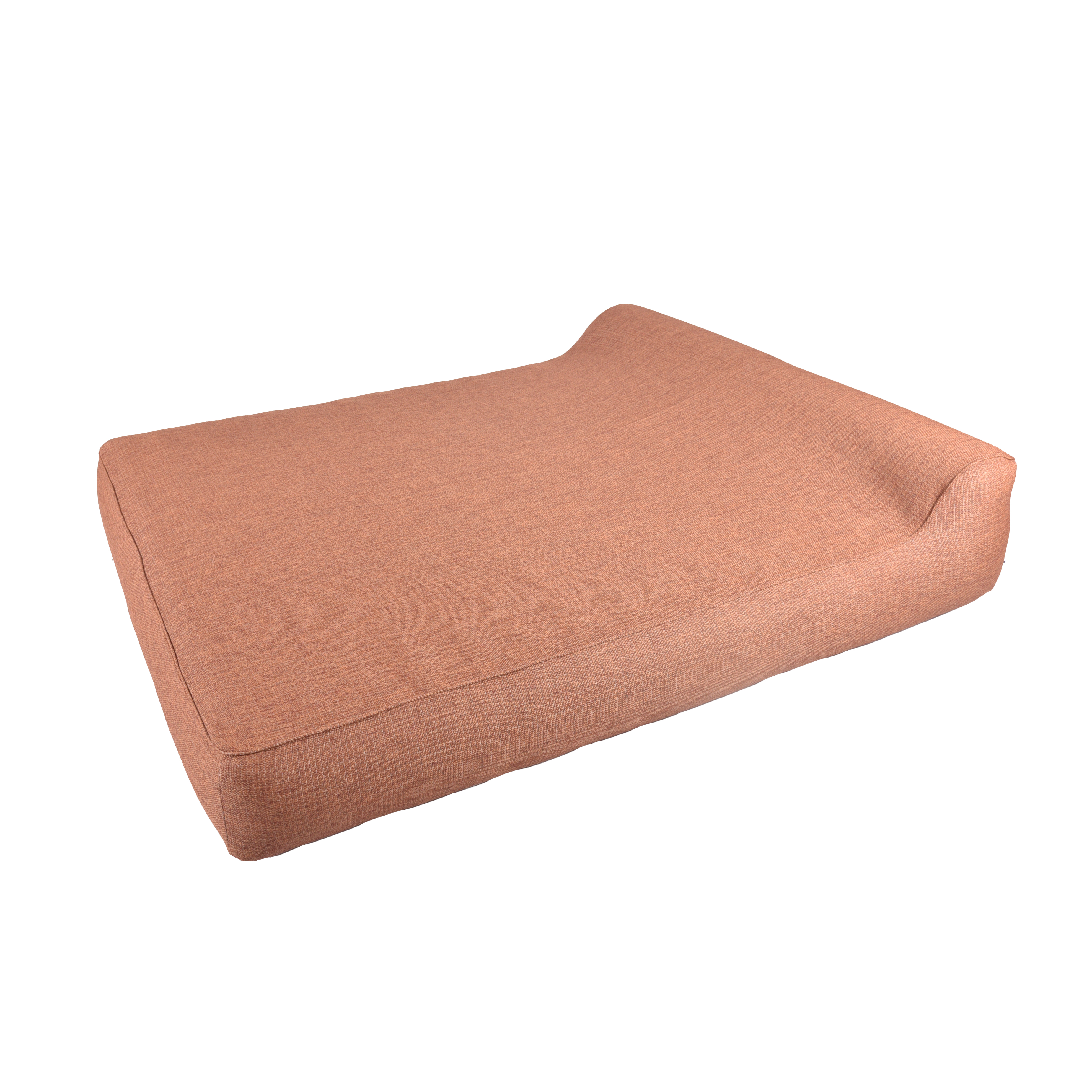 Alcudia  Opblaasbare twin lounger met lage rugleuning Terracotta