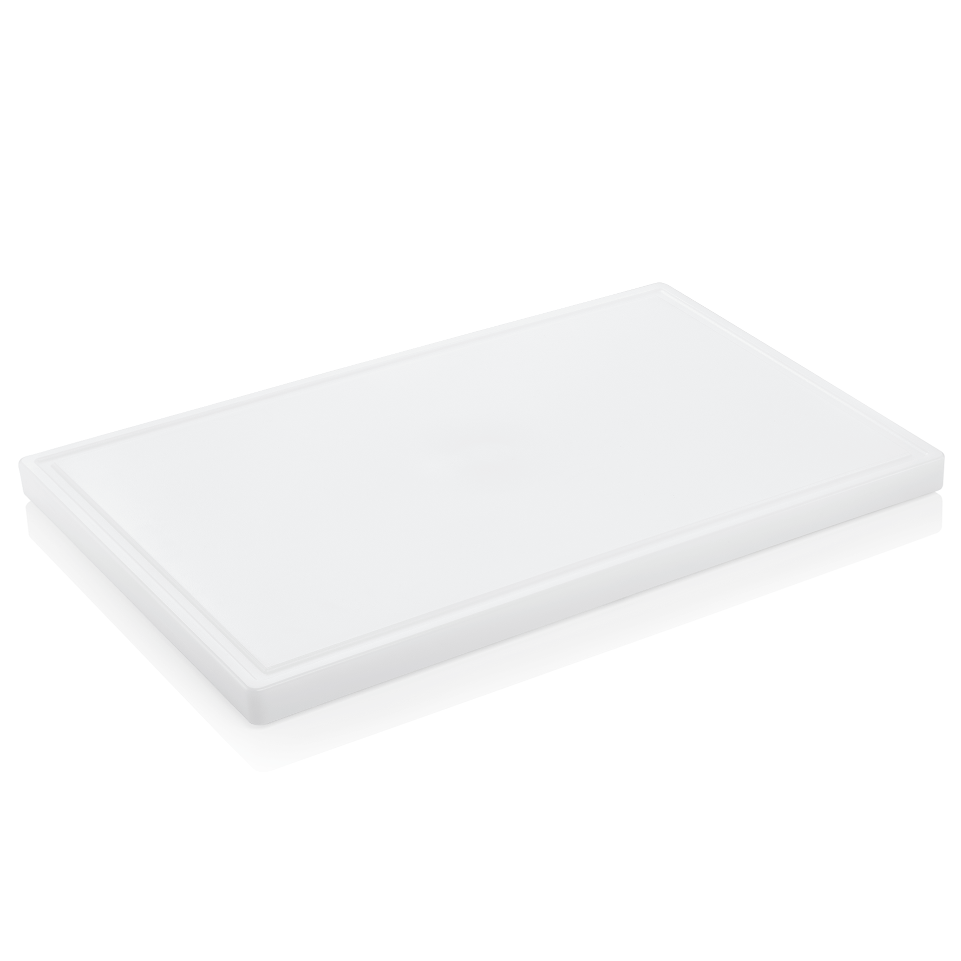 Snijplank met sapgroef, 60 x 40 x 3 cm, polyethyleen