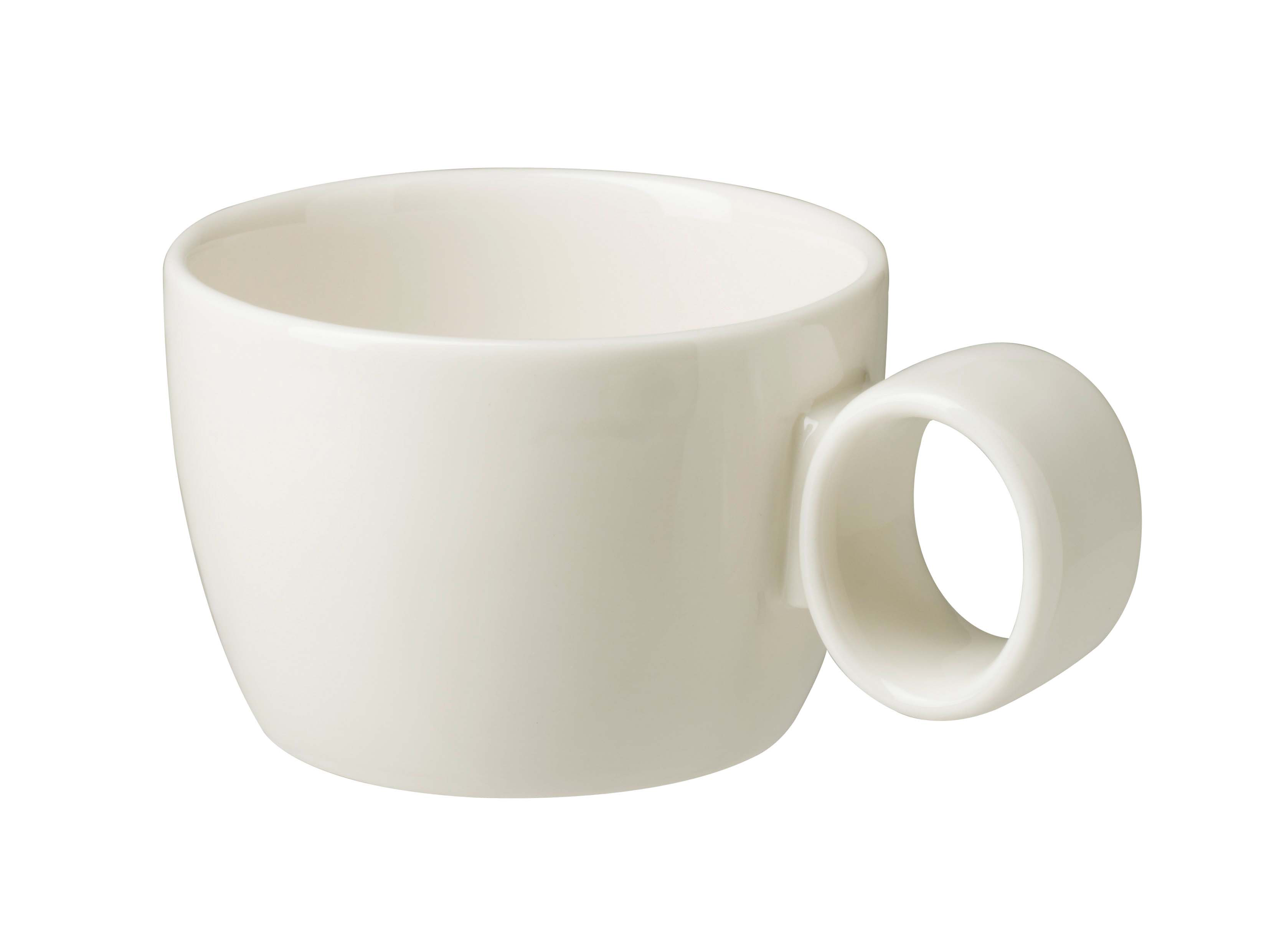 Espressokop Lux 010 8 cl Offwhite Porselein