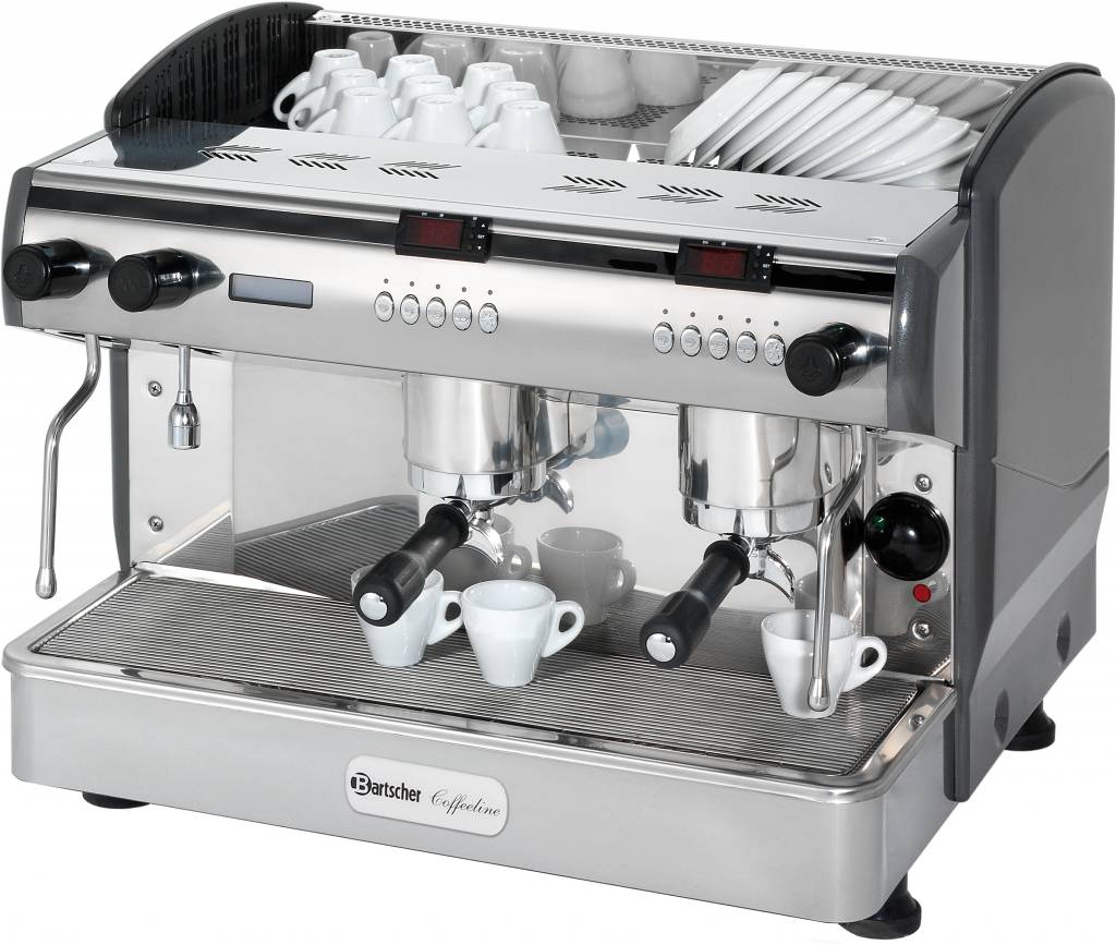 Kaffeemaschine Coffeeline G2plus | 2x Dampfhahn | 3 Kessel | 677x580x(h)523mm