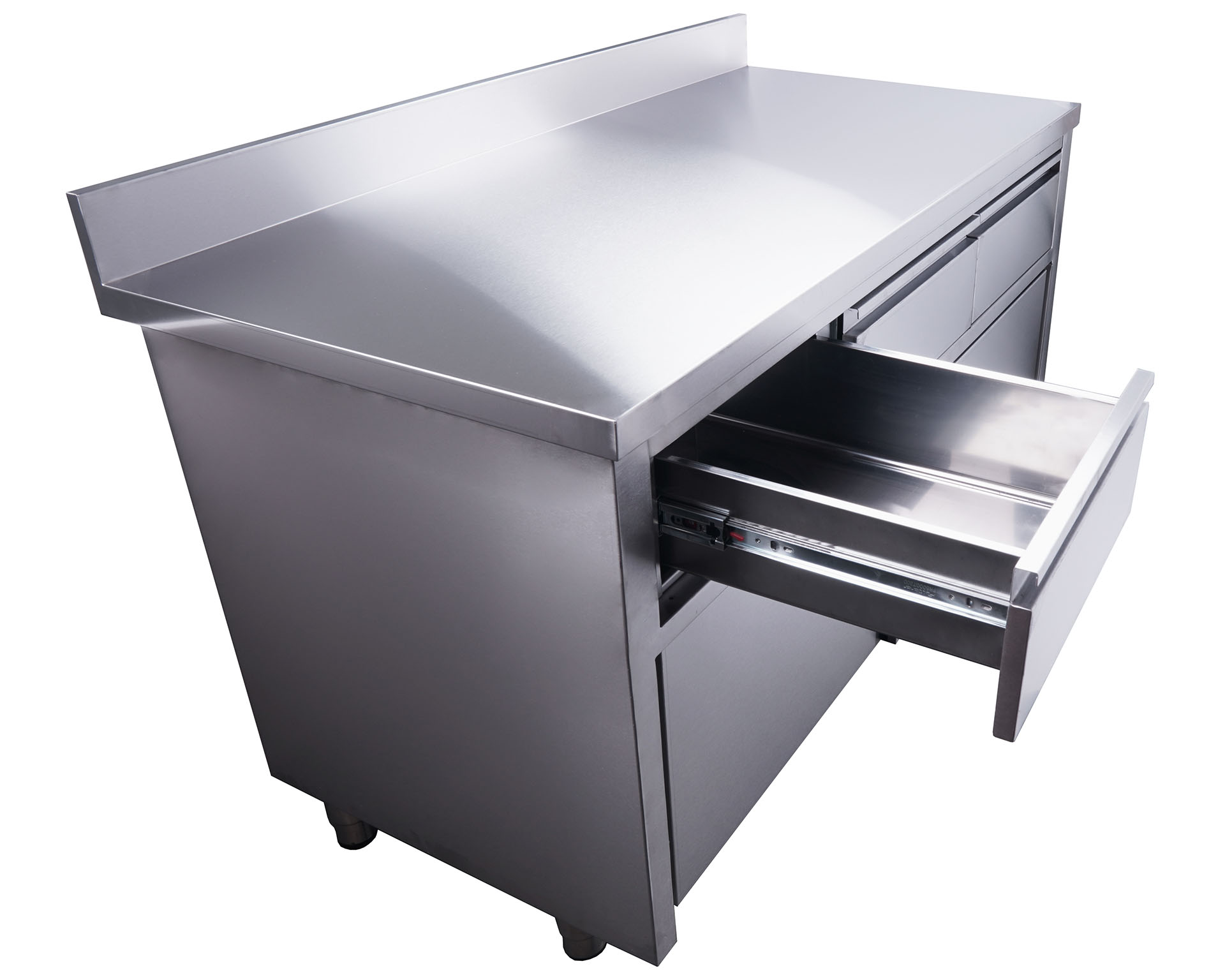 Schuifdeurkast 1400X700mm - Met 3 lades - Spatrand