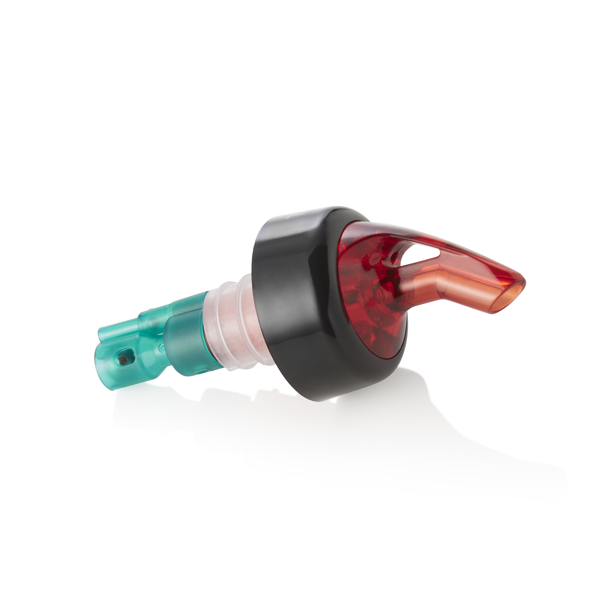 Gietdopset, 2,5 cl, groen, set van 12 stuks, kunststof, roestvrij staal