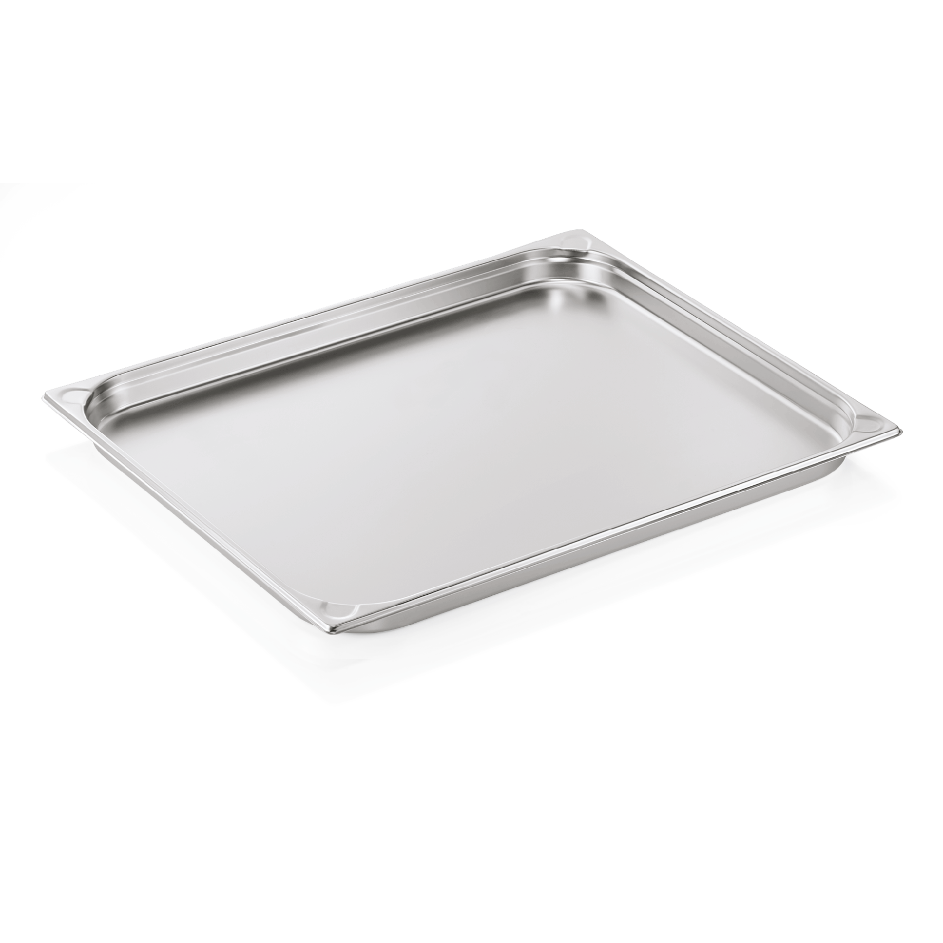 GN-container GN CORE 2/1-040 mm, met U-hoeken, roestvast staal