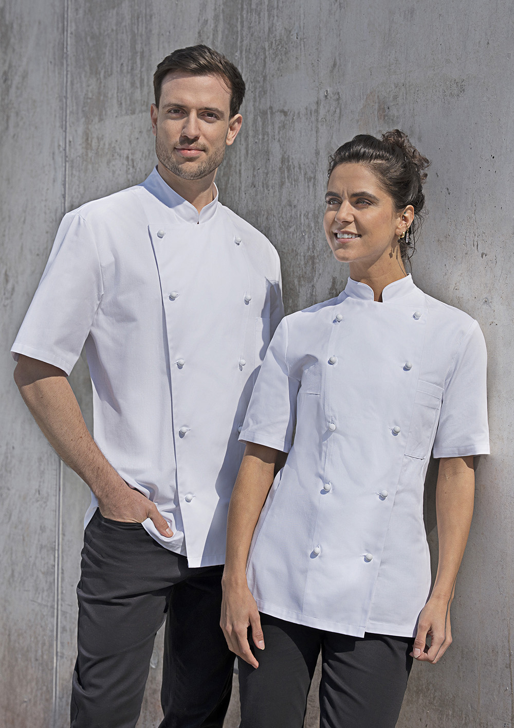 Veste de cuisine Lennert - Blanc - 56
