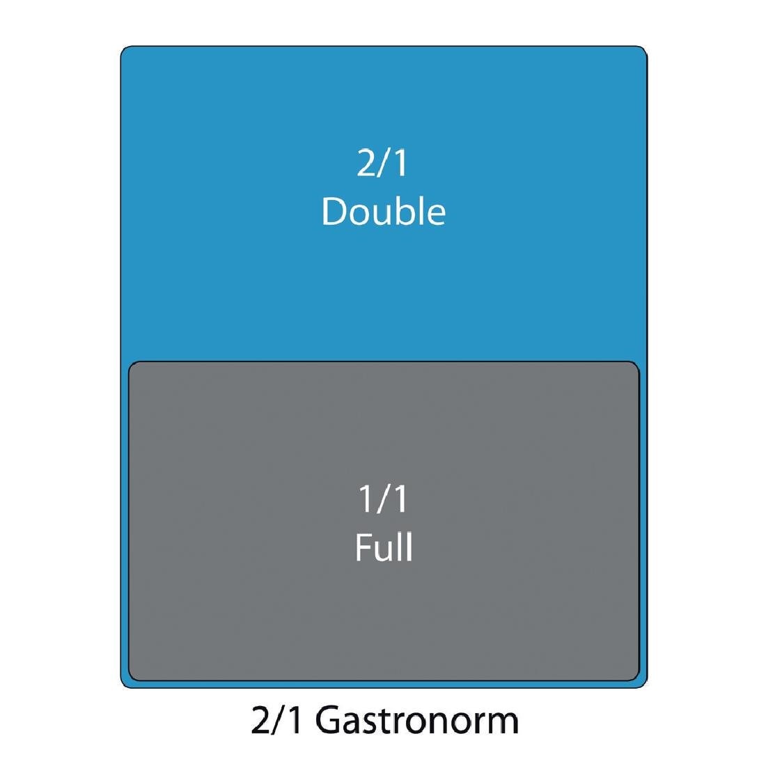 Bac Gastronorme Inox | GN2/1 | 200mm de Profondeur