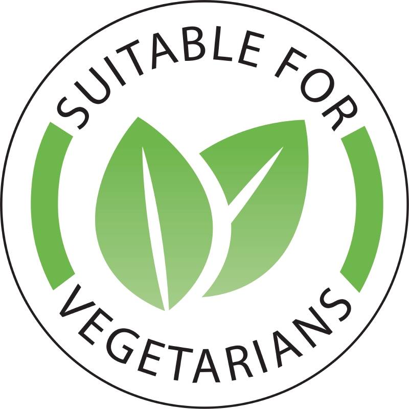 Stickers "Vegetarian" | Rol 1000 Stuks