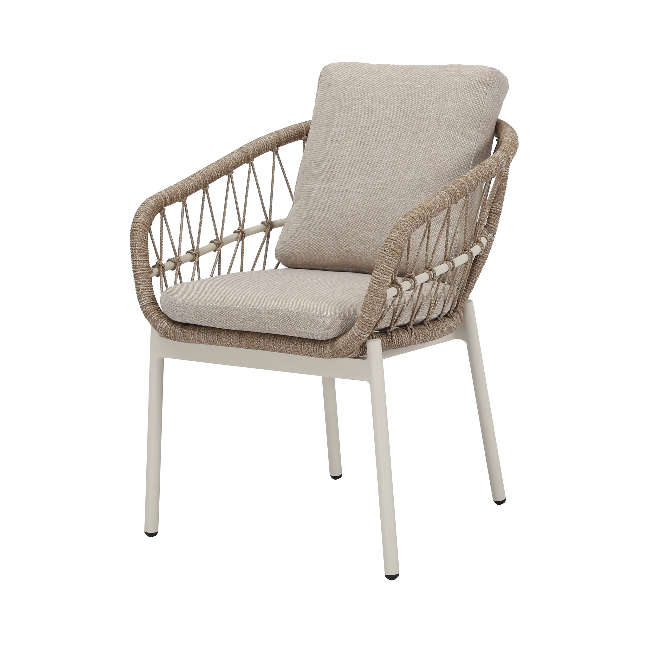 Tropea  Tuinstoel met armleuningen Zand