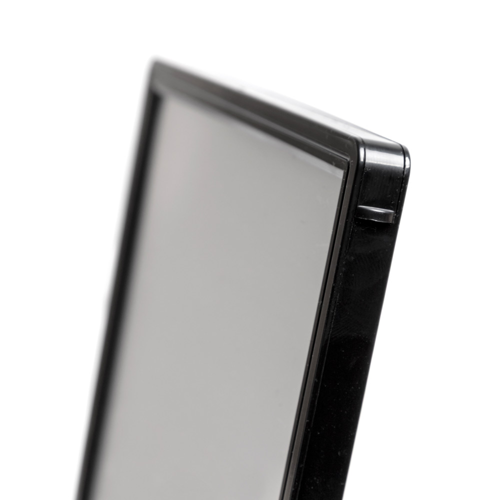 LED L Aufsteller - A5 Hochformat Schwarz