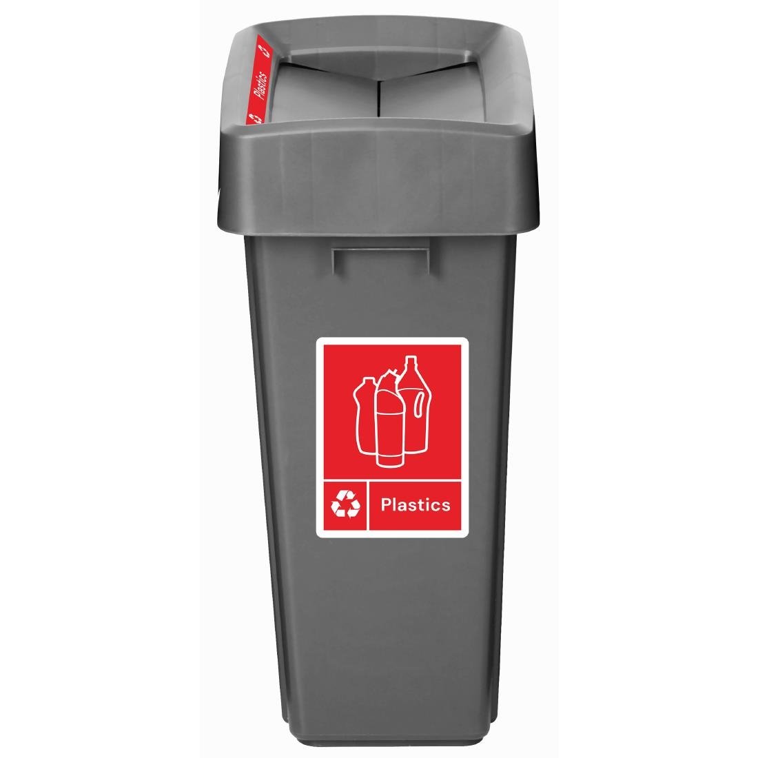 Étiquette adhésive de poubelle Jantex Slim plastiques