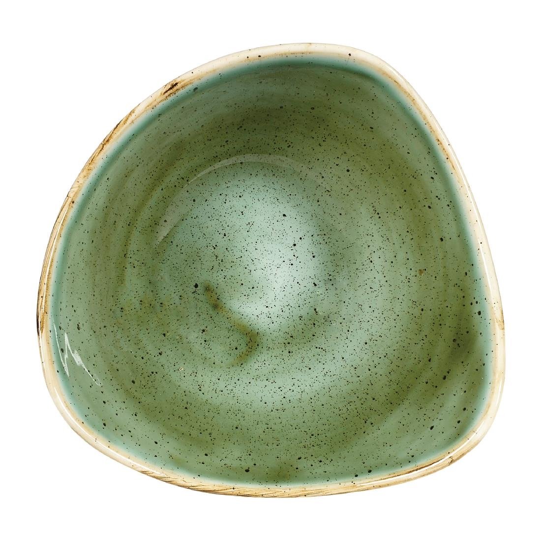 Churchill Stonecast, dreieckige Schalen, Samphire-Grün, 153 mm, (12 Stück)