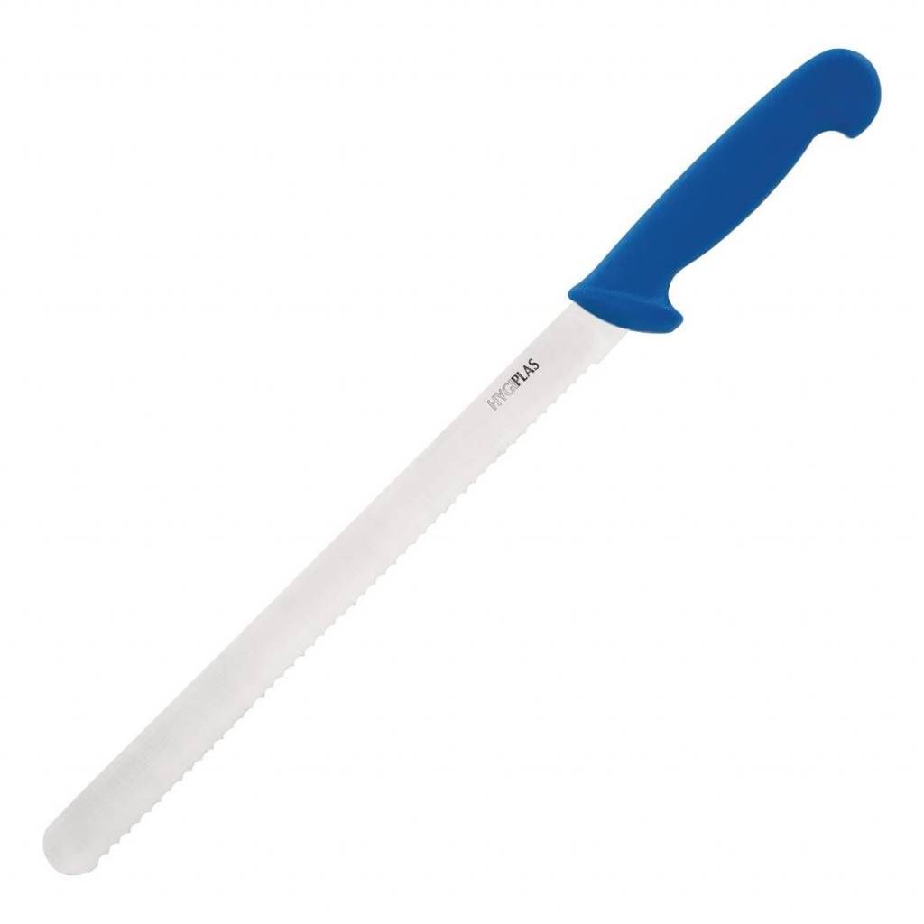 Couteau à Trancher Denté  INOX| Bleu | 305mm 