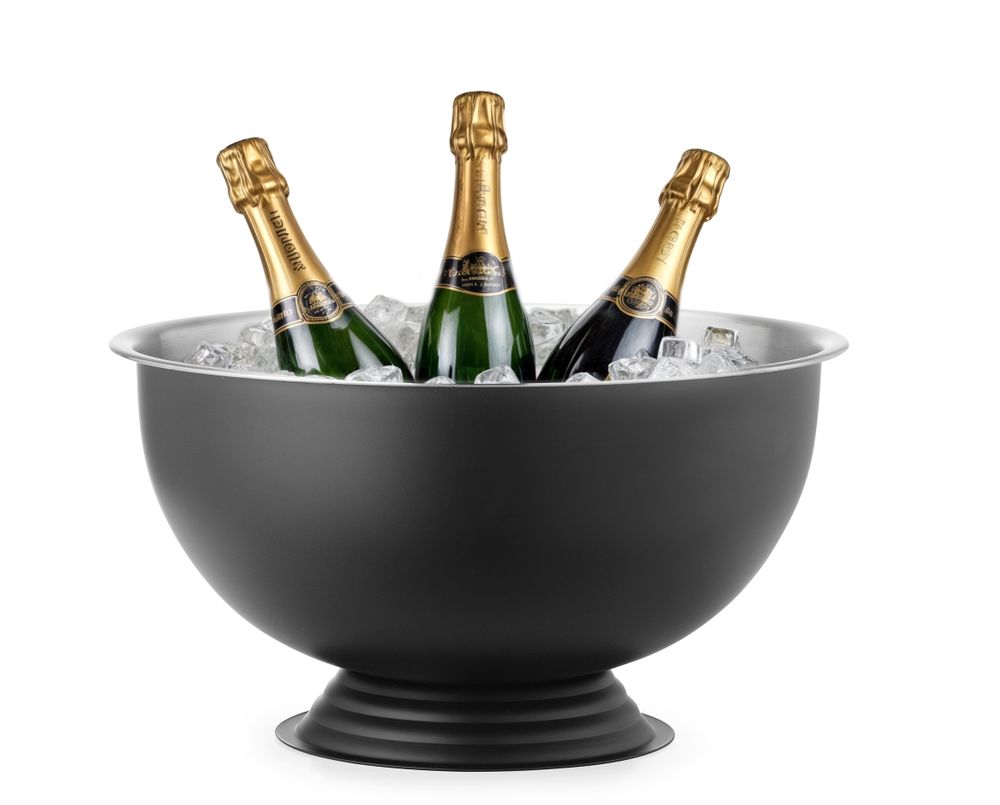 Champagnekoeler - BarUp - 13L - Zwart - Ø393x(H)214mm