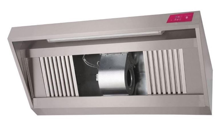 RVS afzuigkap met 3 filters - Gastro M - 2000x900x(h)540mm
