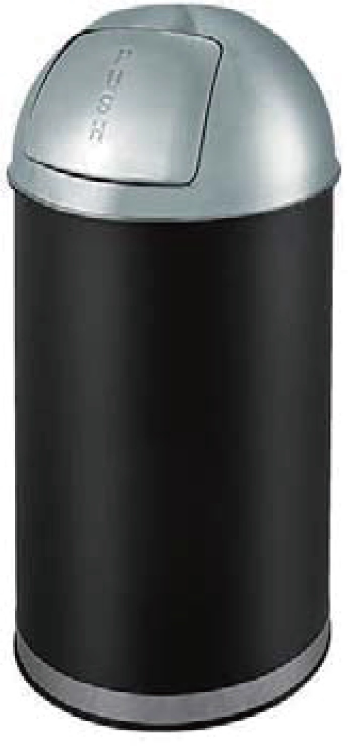 Abfallbehälter mit Push Deckel |  35 Liter | Ø350x(H)780mm