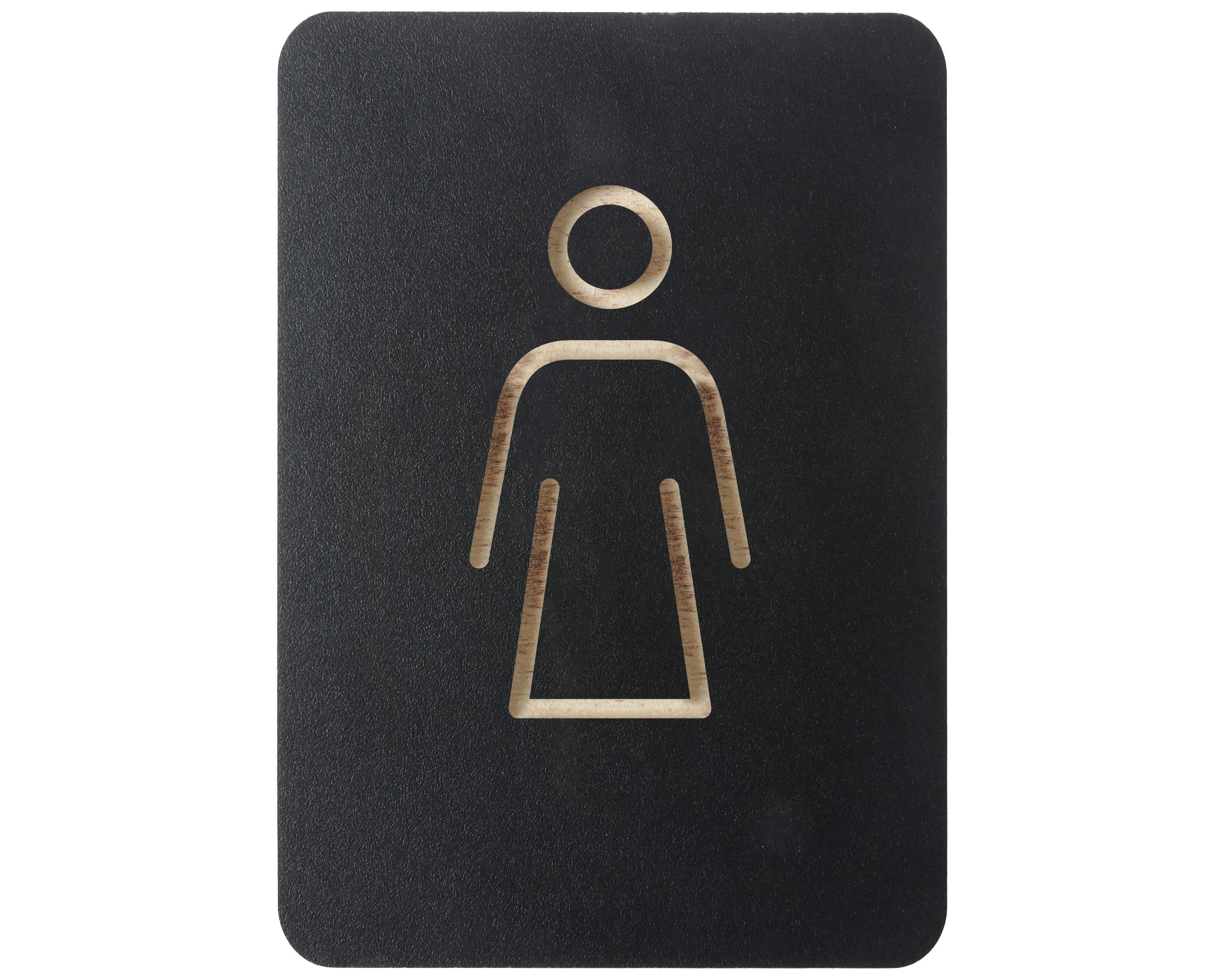 Pictogramme signe femme noir