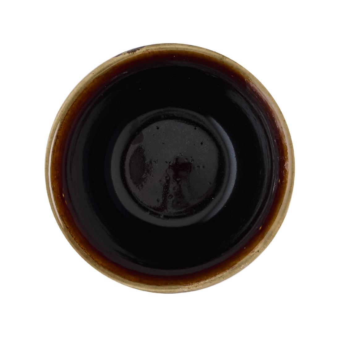 Churchill Tokyo, schwarze Tassen ohne Henkel, 118 ml, (12 Stück)