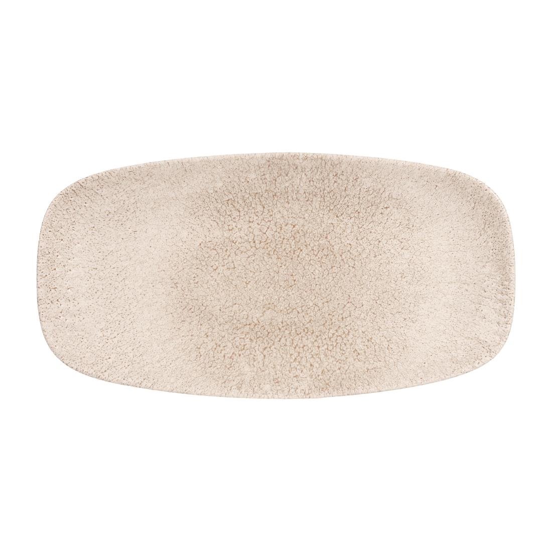 Churchill Raku Agate Grey chefs ovaal bord 29.8 x 15.2 cm pak van 12