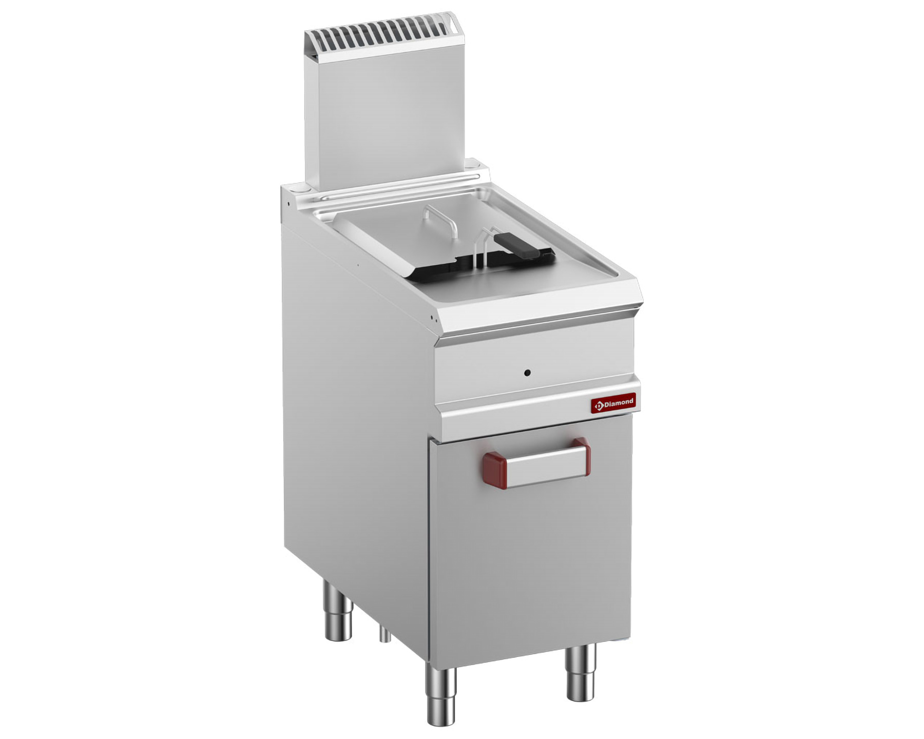 Gasfritteuse 14L mit Unterschrank - 400x730x (h) 1180mm