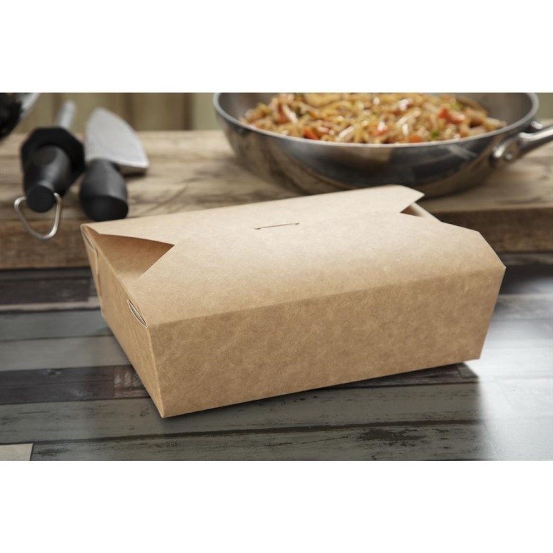 Boîte alimentaire recyclable allant au micro-ondes 1950 ml - 200 pièces