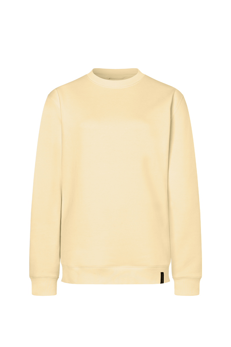 Sweat-shirt de travail pour femme Soft-Face, en matière durable - Jaune Pastel - L