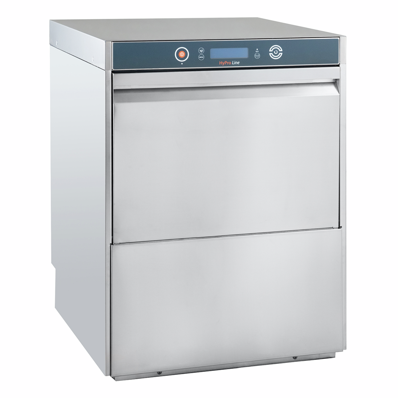 Geschirrspülmaschine HYPRO Digital 54 SLE 50x50 cm Korbmaß, mit Reiniger- & Klarspüldosierer, mit Ablaufpumpe & Enthärter,Drucksteigerungspumpe Made in Europe, 400 Volt