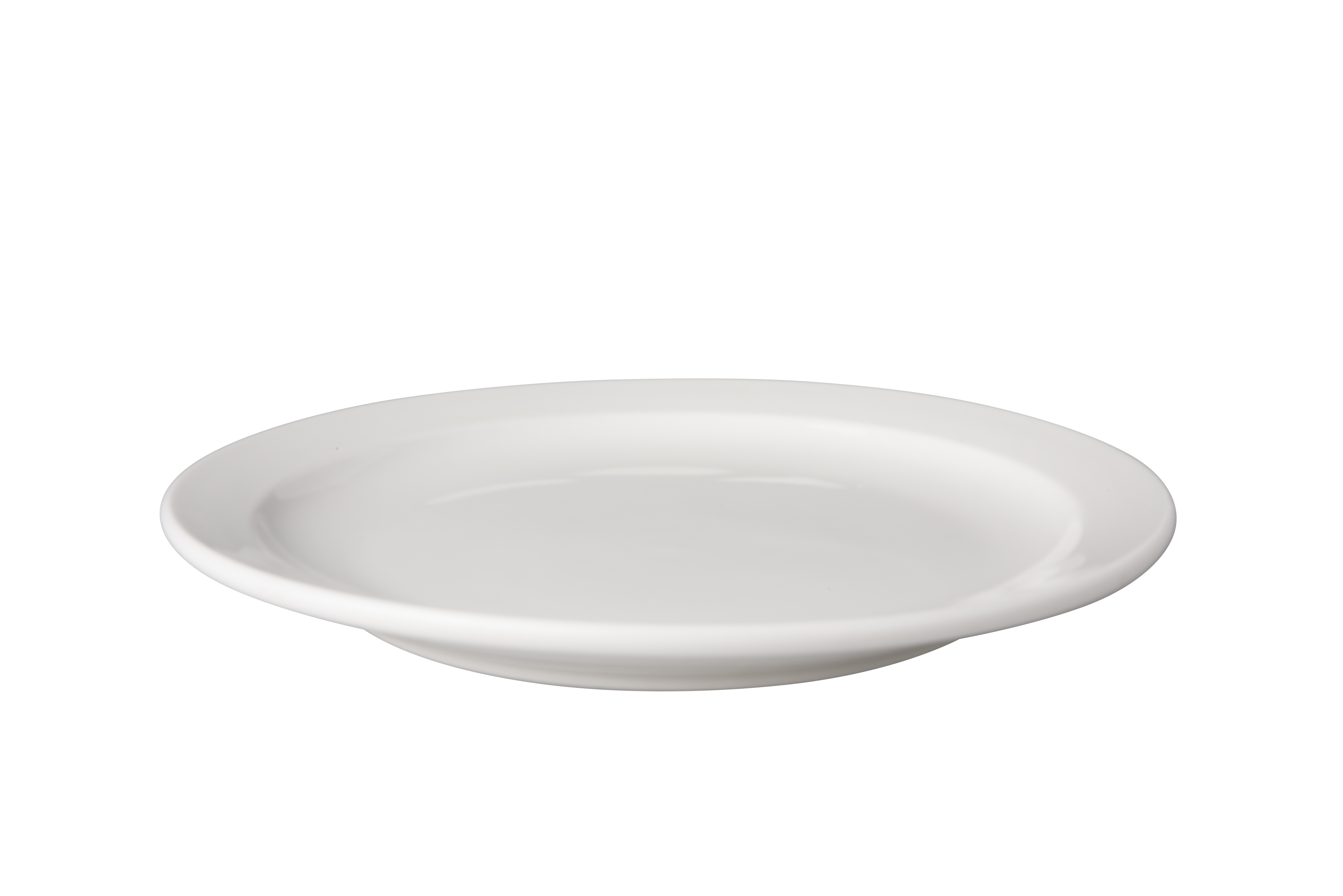 Bord smalle rand Budgetline 21 cm Wit Porselein
