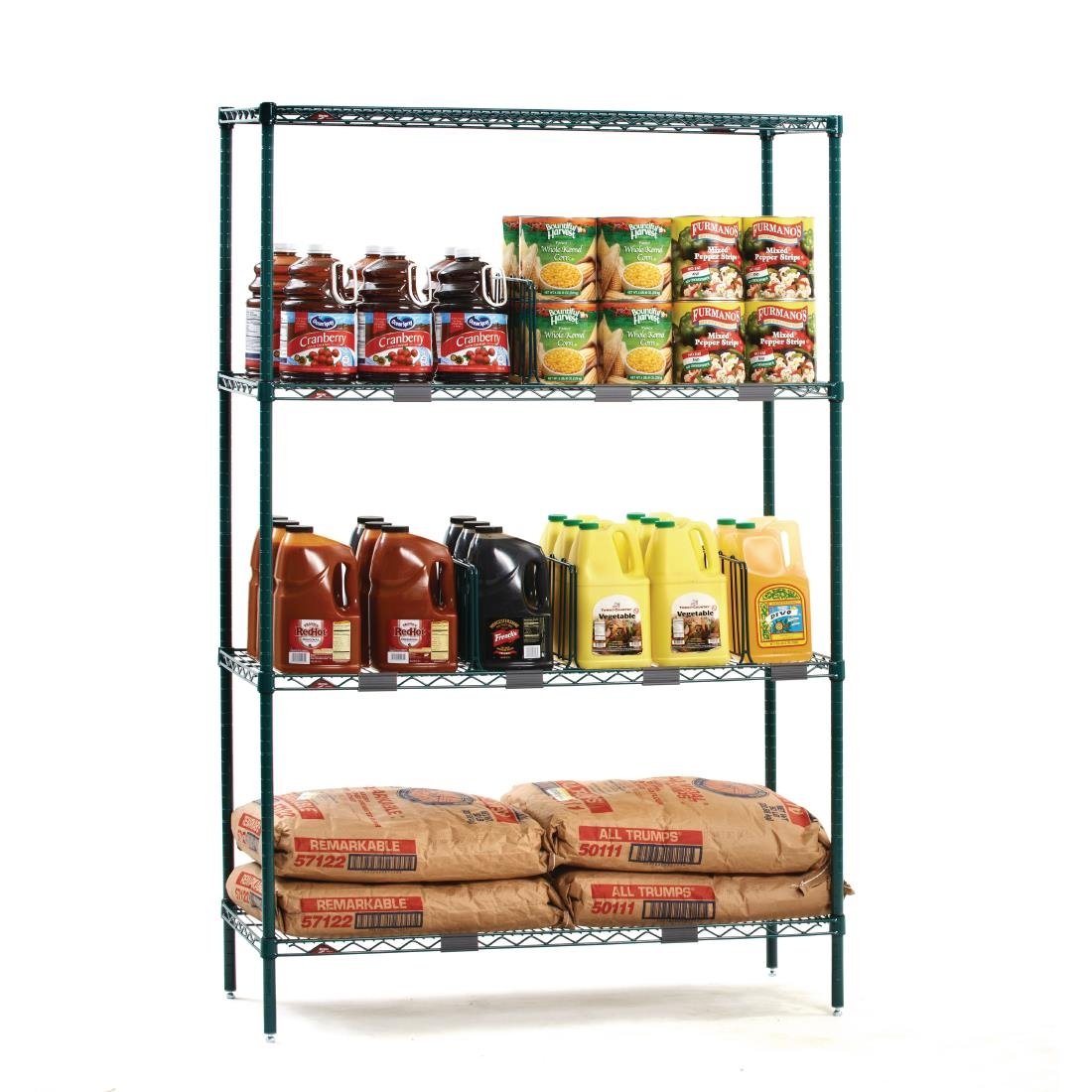 Séparateurs d'étagère Super Erecta Metro 460 x 203mm (lot de 4)