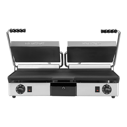 Contact grill Milantoast lisse - 640x380x (h) 170mm