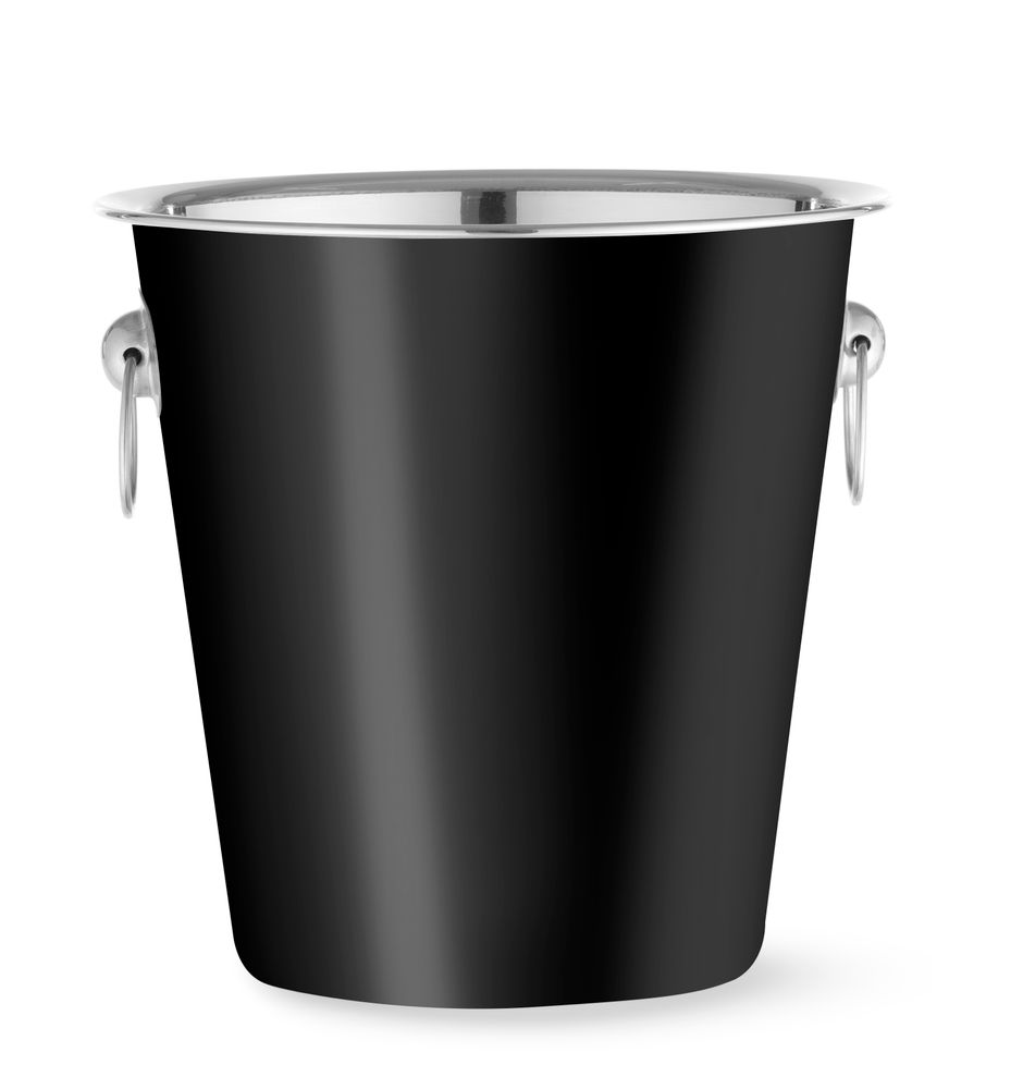 Seau à glace - BarUp - 3,3L - Noir - Ø220x(H)190mm