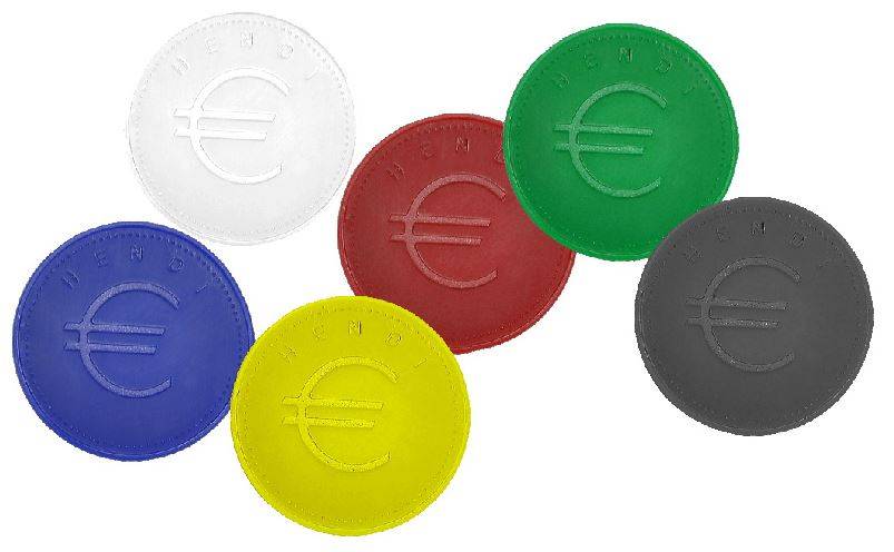 Pfandmünzen  Ø25mm | 100 Stück | Erhältlich in  6 Farben